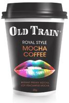 old train mocha coffee